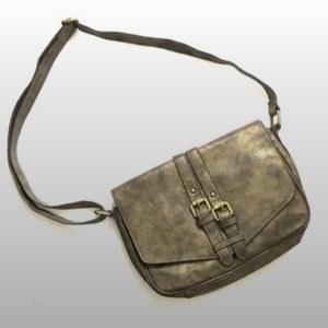 EUC Merona Crossbody Purse Golden Brown